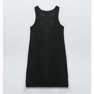Zara Crochet Knit Mini Dress